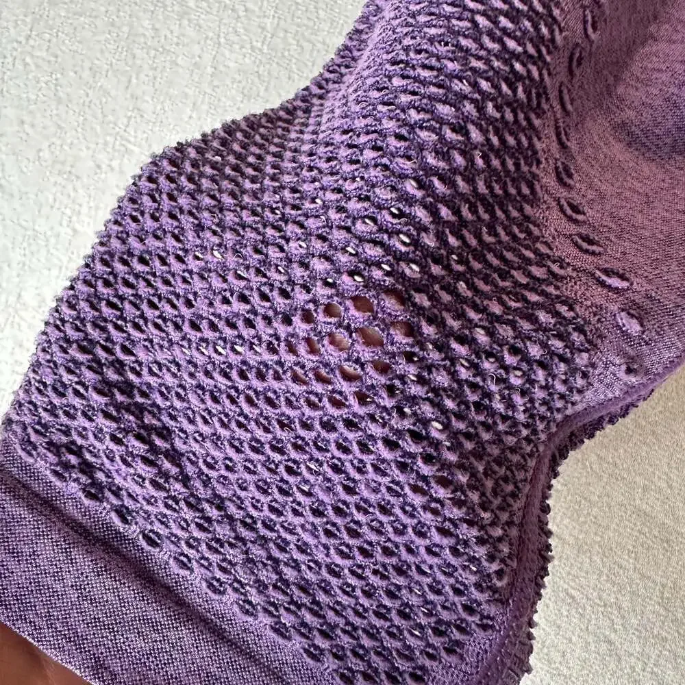 PINK Victoria's Secret Womens Medium Seamless High-Waisted mesh Leggings - Picture 4 of 12